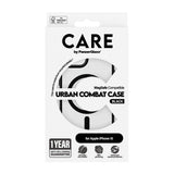 CARE by PanzerGlass iPhone 15 FLAGSHIP Urban Combat Skal - MagSafe Kompatibel - Transparent / Black