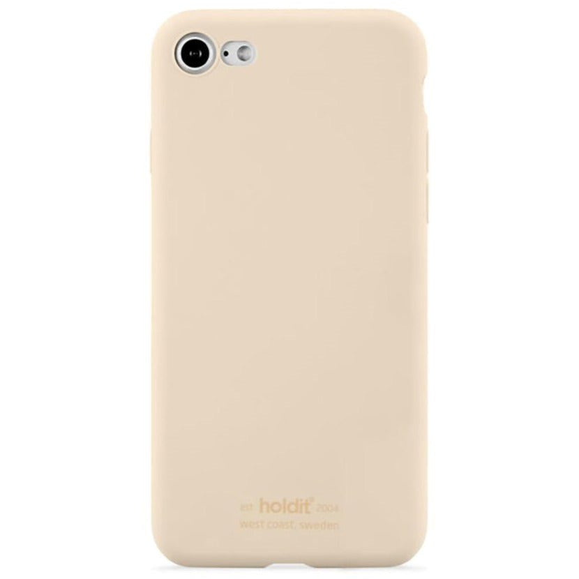 iPhone SE (2022/2020) / 8 / 7 Holdit Soft Touch Skal Silikon - Sienna Beige