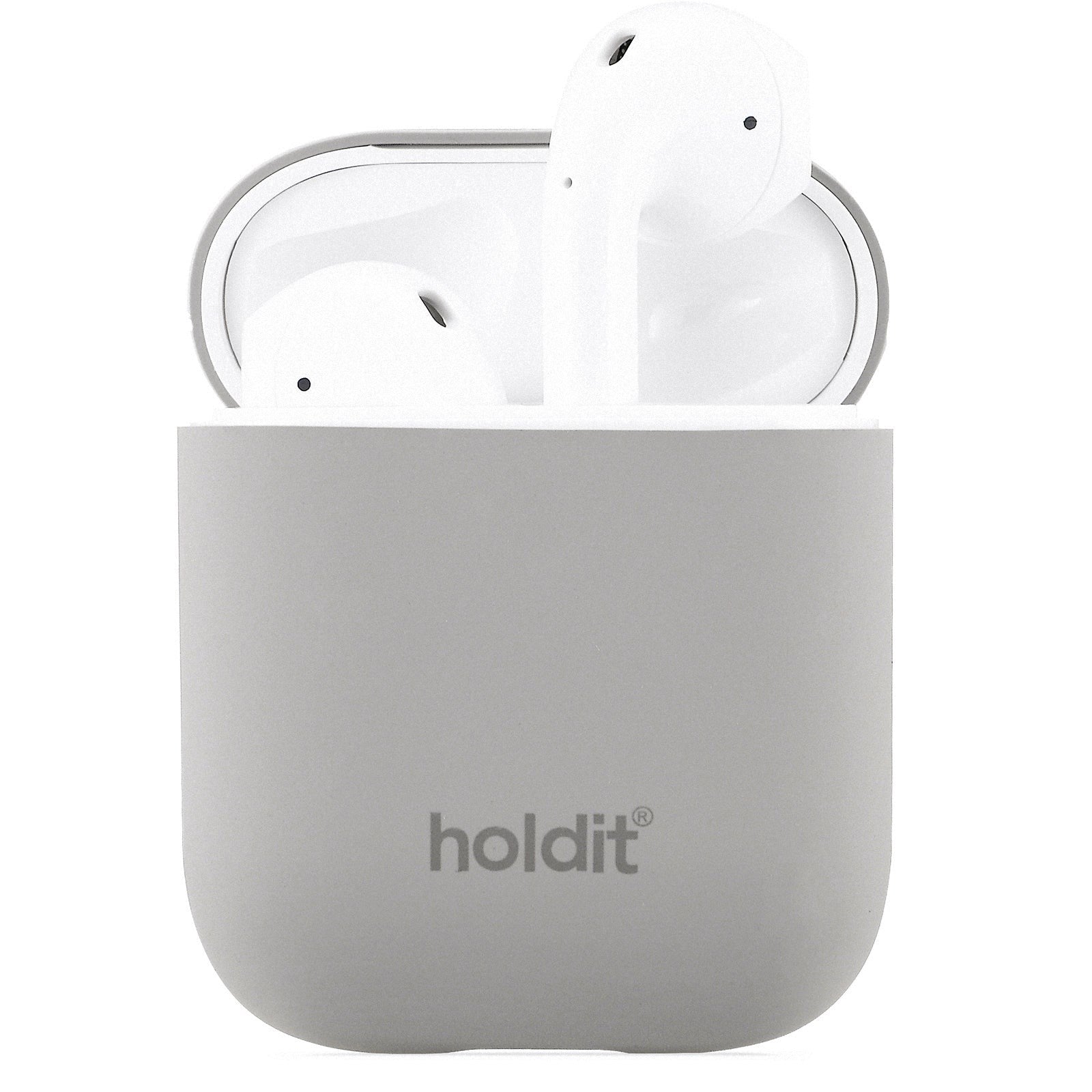 Holdit Nygård Silicone Case for AirPods (1st & 2nd Gen.) - Taupe