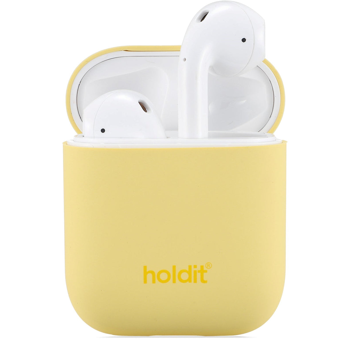 Holdit Nygård Silicone Case för AirPods (1 och 2nd Gen.) - Gul