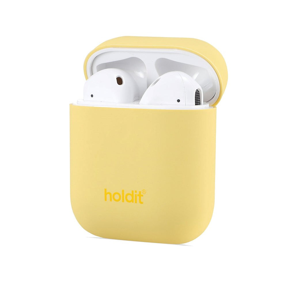 Holdit Nygård Silicone Case för AirPods (1 och 2nd Gen.) - Gul