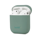 Holdit Nygård Silicone Case för AirPods (1 och 2nd Gen.) - Moss Green