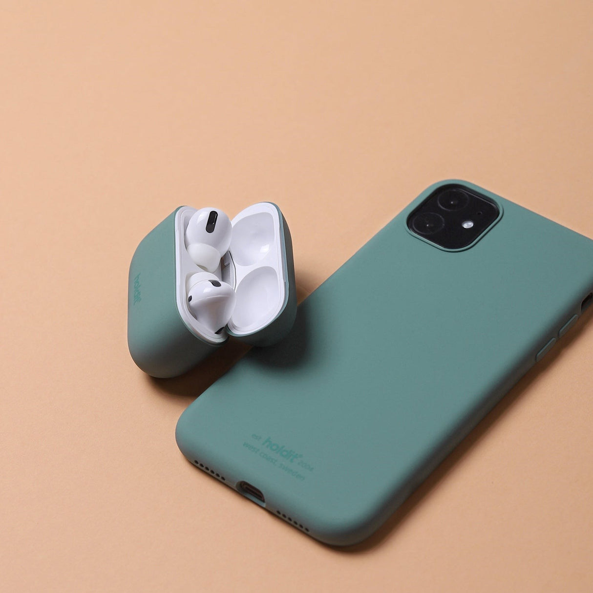 Holdit Nygård Silicone Case for AirPods Pro - Moss Green