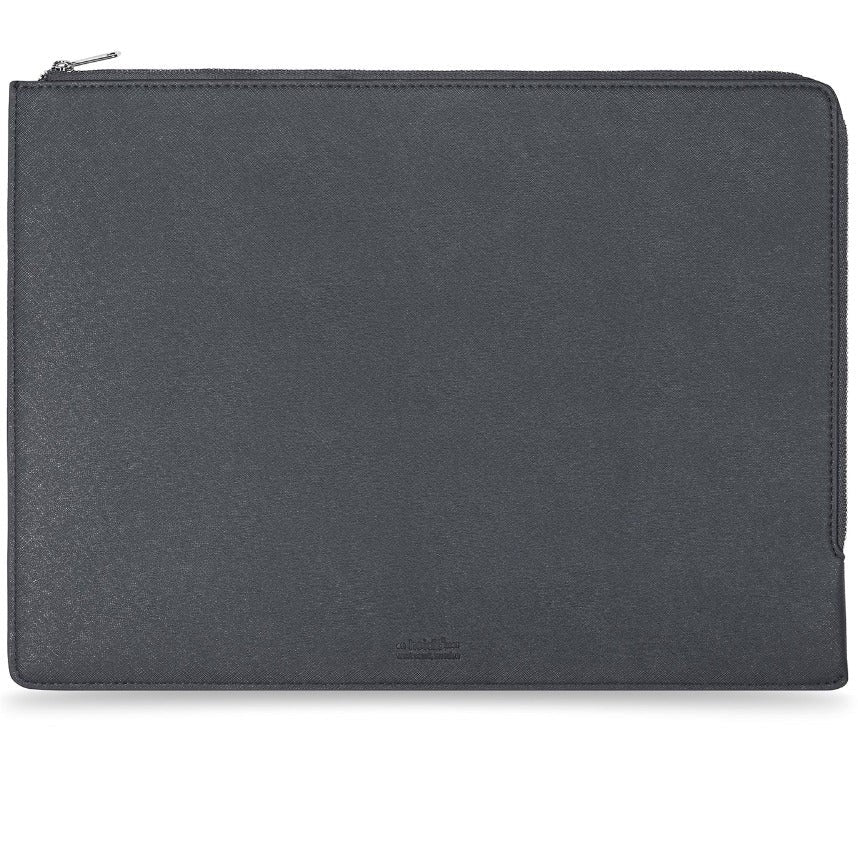 Holdit PU Läder Laptopfodral 14" (32,5 x 22.7 x 1.7 cm) - Svart