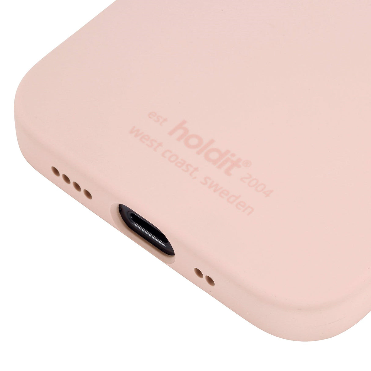 iPhone 12 Mini Holdit Soft Touch Skal Silikon - Blush Pink