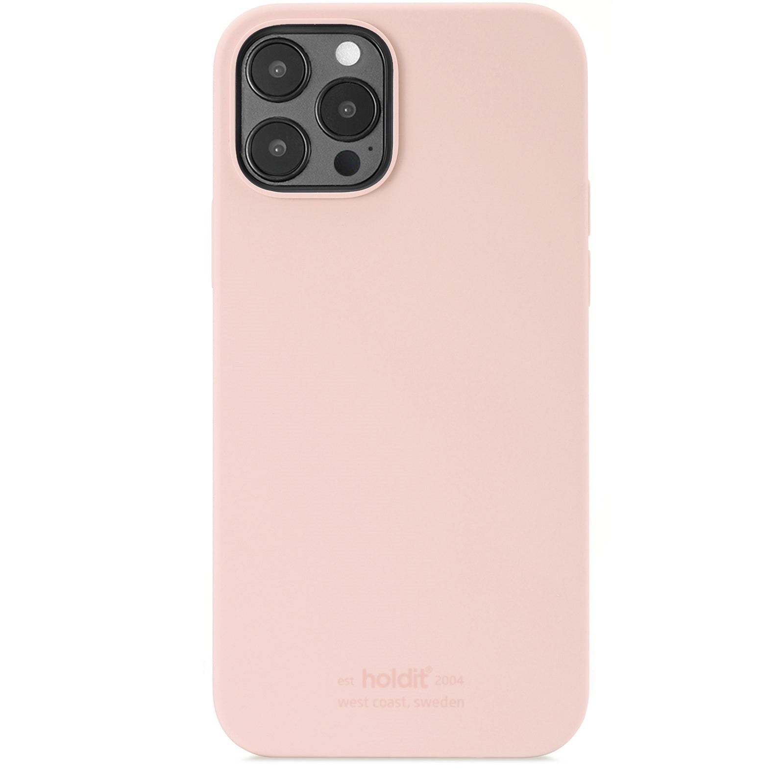 iPhone 12 / 12 Pro Holdit Soft Touch Skal Silikon - Blush Pink