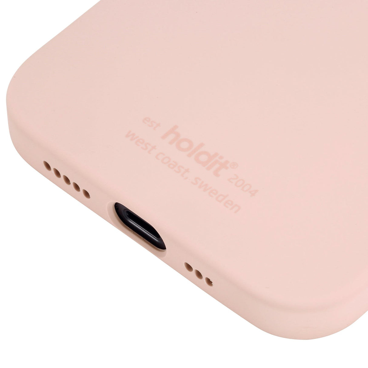 iPhone 12 / 12 Pro Holdit Soft Touch Skal Silikon - Blush Pink