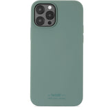 iPhone 12 / 12 Pro Holdit Soft Touch Skal Silikon - Moss Green