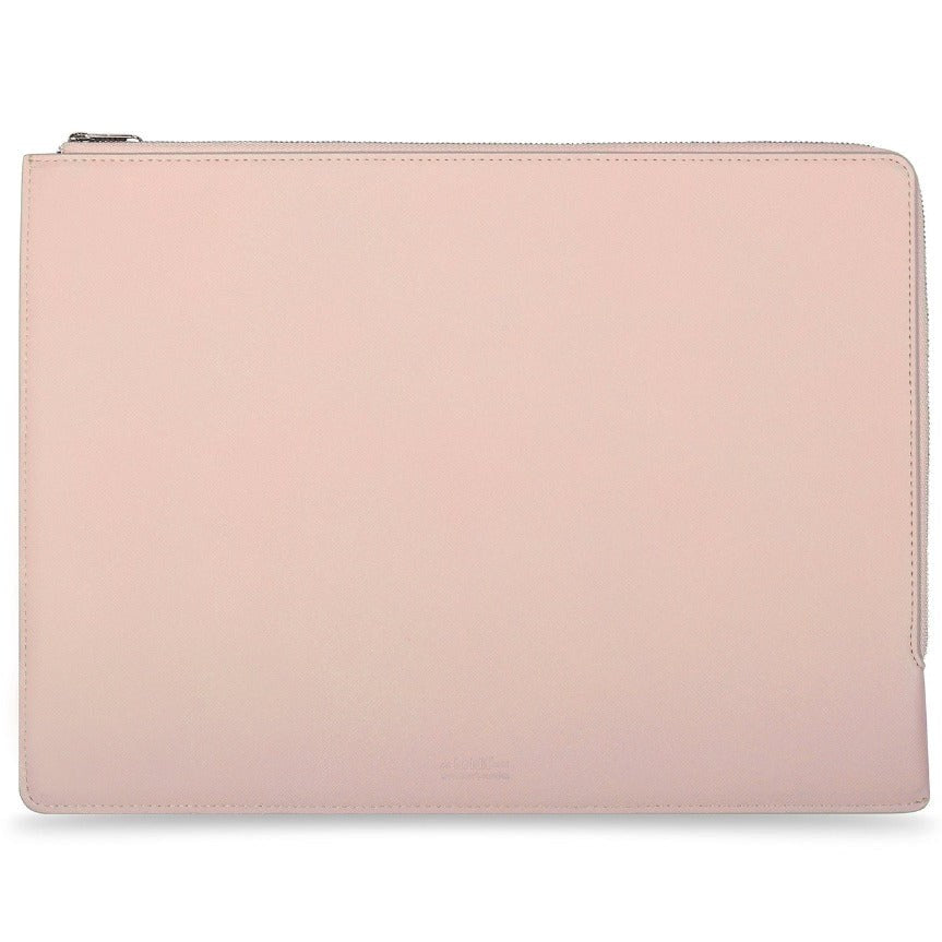 Holdit Læder Laptop Case 16" - Lyserød