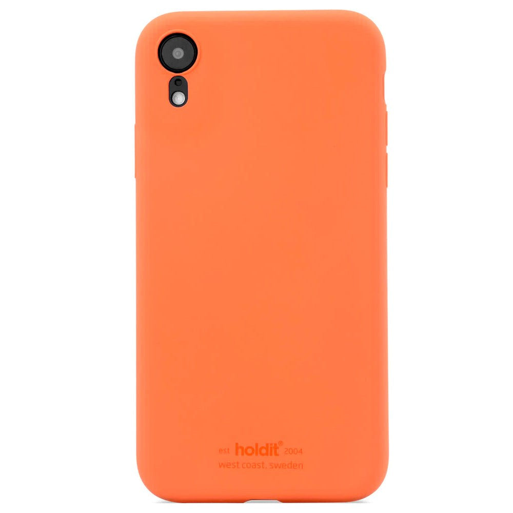 Holdit iPhone XR Soft Touch Soft Touch Skal Silikon - Orange