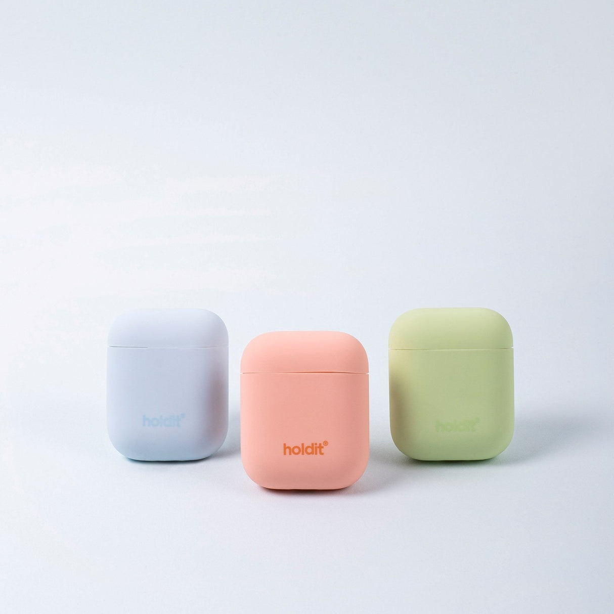 Holdit Nygård Silicone Case för AirPods (1 och 2nd Gen.) - Pink Peach