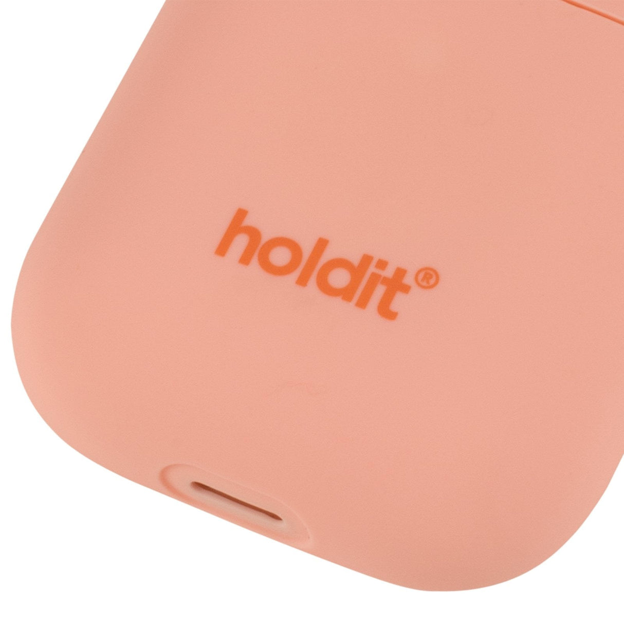 Holdit Nygård Silicone Case för AirPods (1 och 2nd Gen.) - Pink Peach