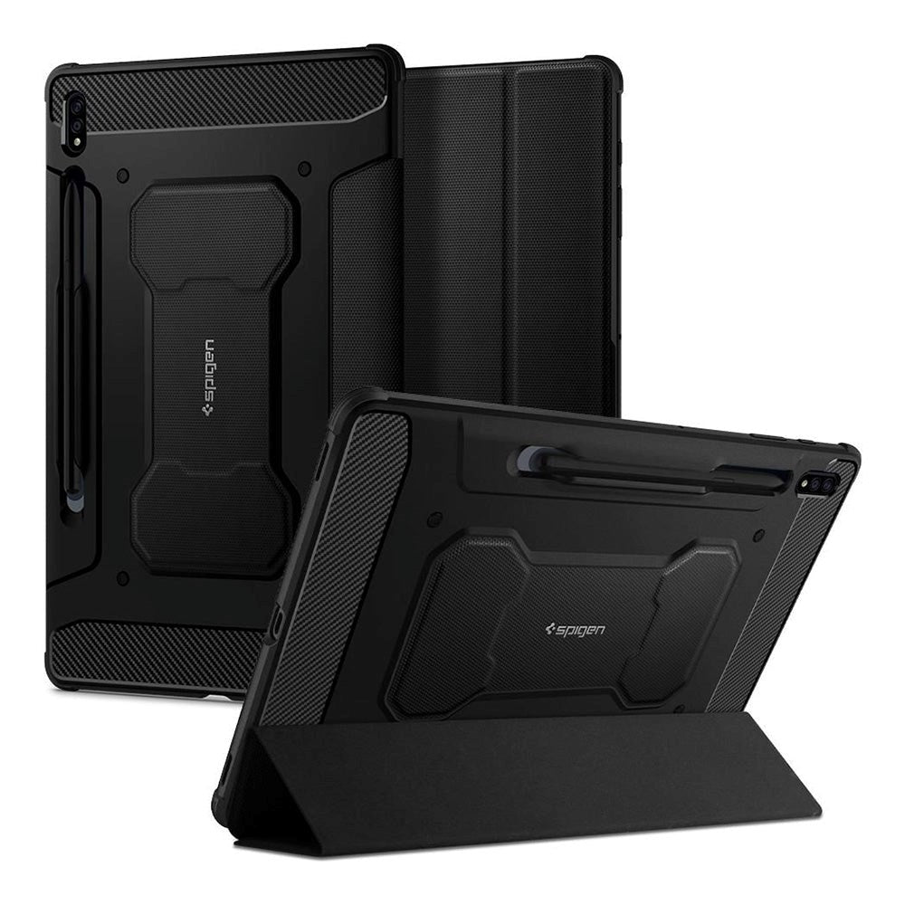 Samsung Galaxy Tab S8 / S7 Spigen Rugged Armor Pro Fodral - Svart