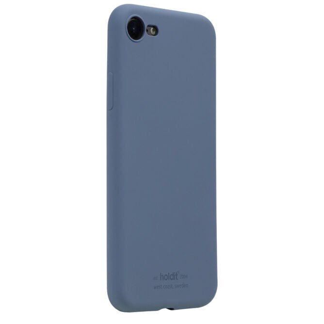 iPhone SE (2022/2020) / 8 / 7 Holdit Soft Touch Skal Silikon - Pacific Blue