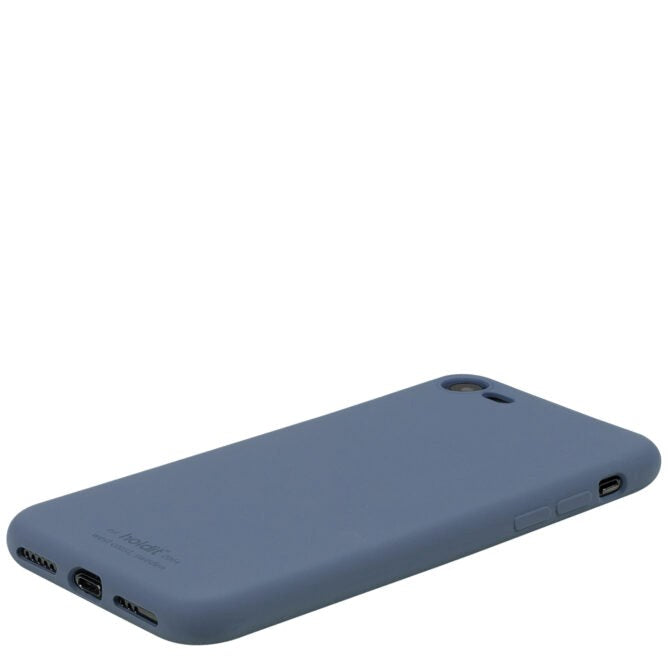 iPhone SE (2022/2020) / 8 / 7 Holdit Soft Touch Skal Silikon - Pacific Blue