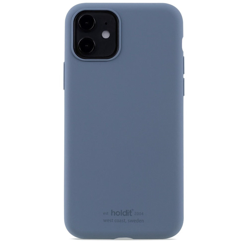 iPhone 11 Holdit Sort Touch Skal Silikon - Pacific Blue