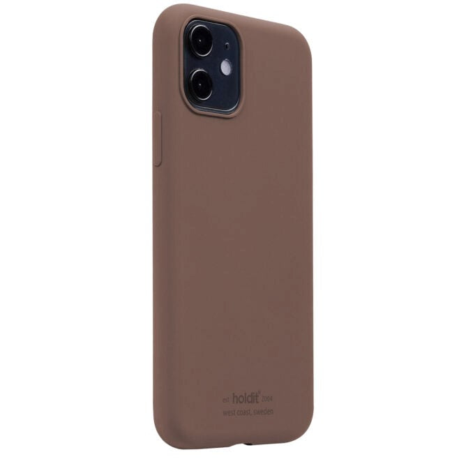 iPhone 11 Holdit Soft Touch Skal Silikon - Mörkbrun