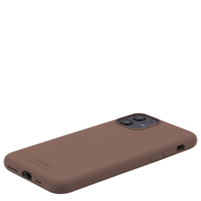 iPhone 11 Holdit Soft Touch Skal Silikon - Mörkbrun