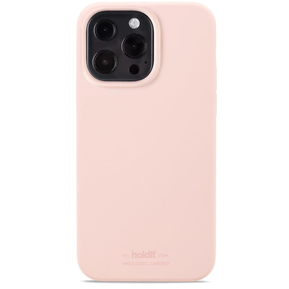 iPhone 13 Pro Holdit Soft Touch Skal Silikon - Blush Pink