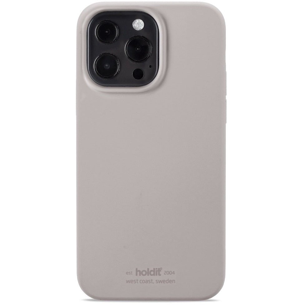 iPhone 13 Pro Holdit Soft Touch Skal Silikon - Taupe