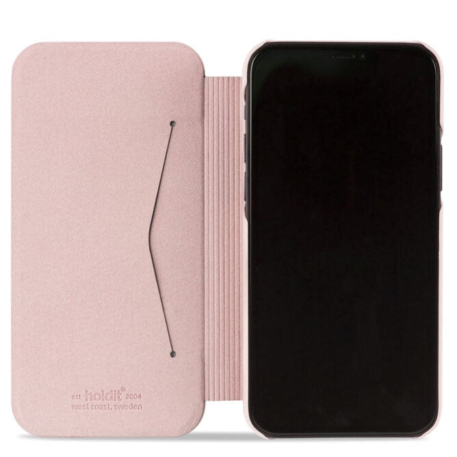 iPhone 13 Pro Holdit Slim Wallet Plånboksfodral - Blush Pink