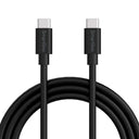 Smartline USB-C till USB-C-Kabel (3A/60W) - 2 m - Svart