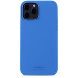 iPhone 12 / 12 Pro Holdit Soft Touch Skal Silikon - Sky Blue