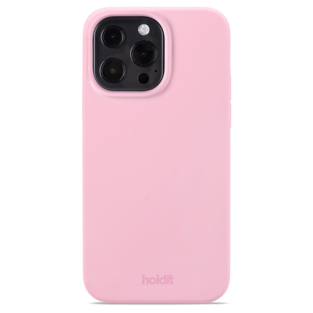 Holdit iPhone 13 Pro Soft Touch Skal Silikon - Pink