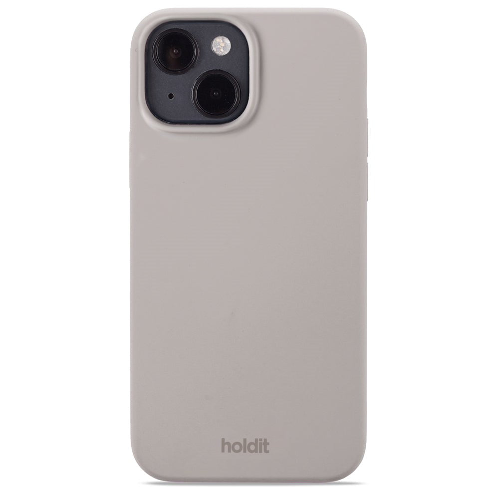 iPhone 14/13 Holdit Soft Touch Skal Silikon - Taupe