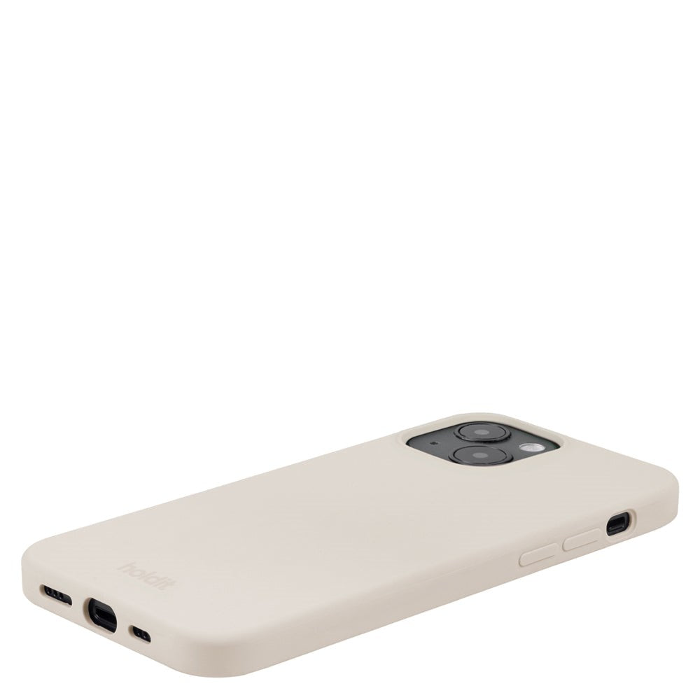 iPhone 14/13 Holdit Soft Touch Skal Silikon - Light Beige