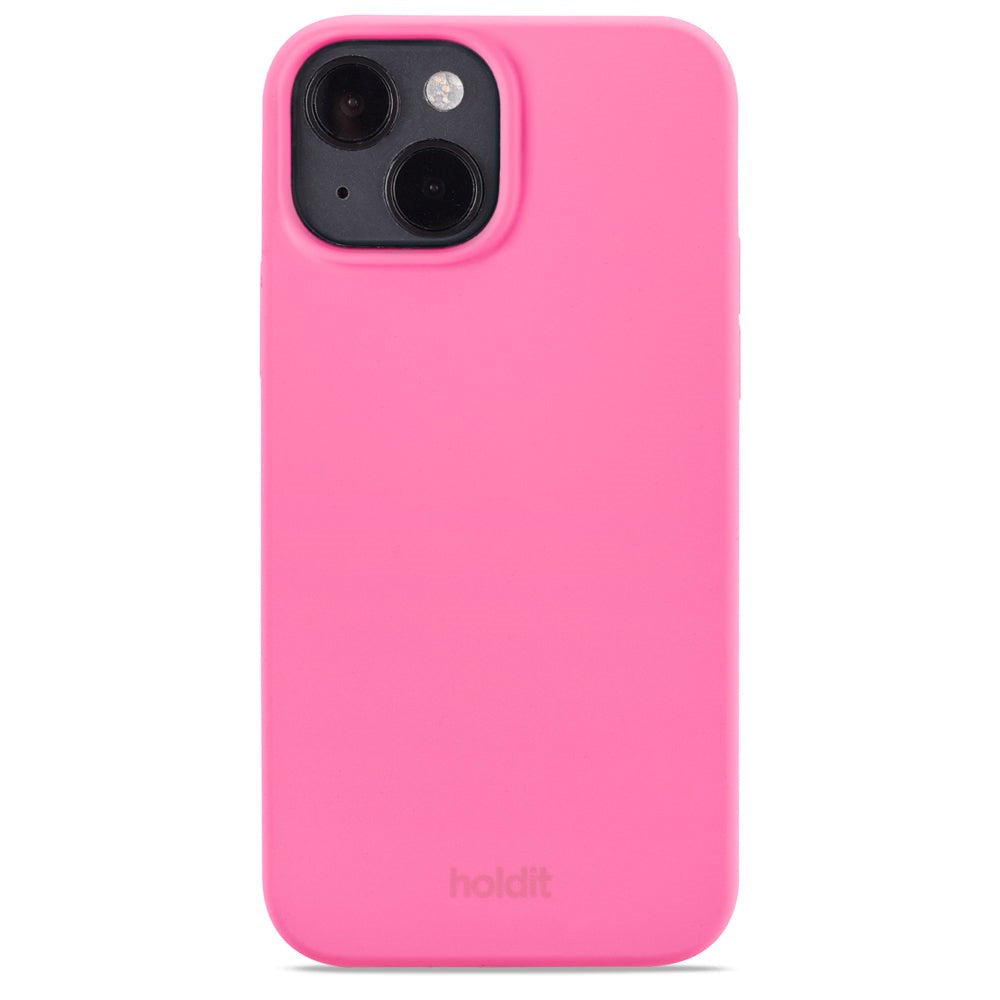 iPhone 14 Holdit Soft Touch Skal Silikon - Bright Pink