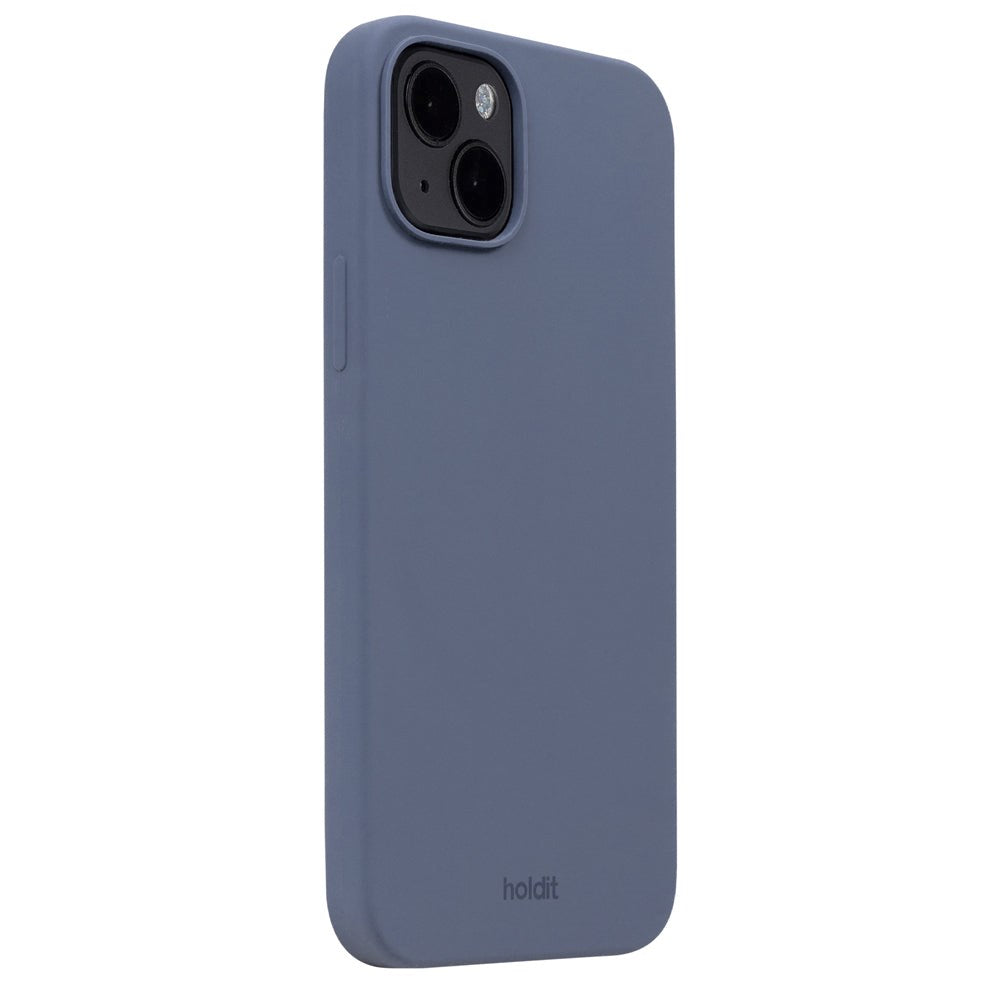 iPhone 14 Plus Holdit Soft Touch Skal Silikon - Pacific Blue