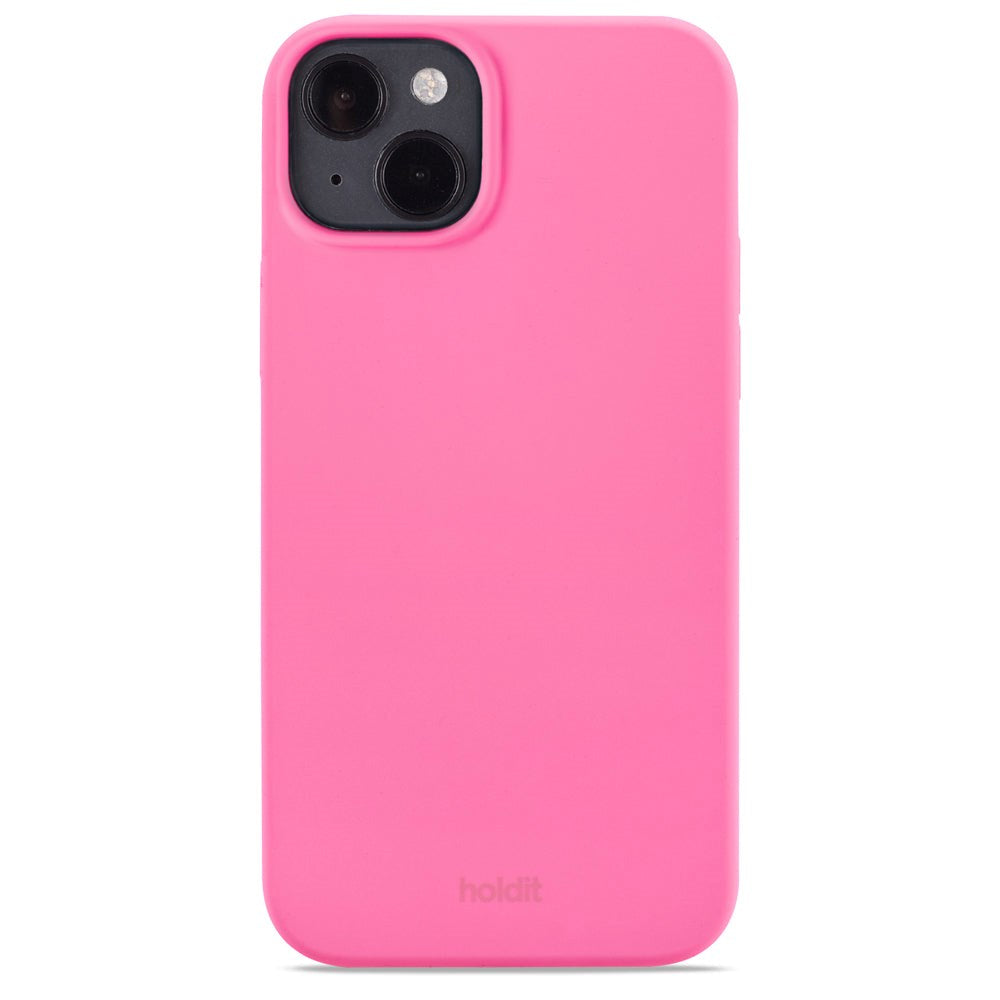 iPhone 14 Plus Holdit Soft Touch Skal Silikon - Bright Pink