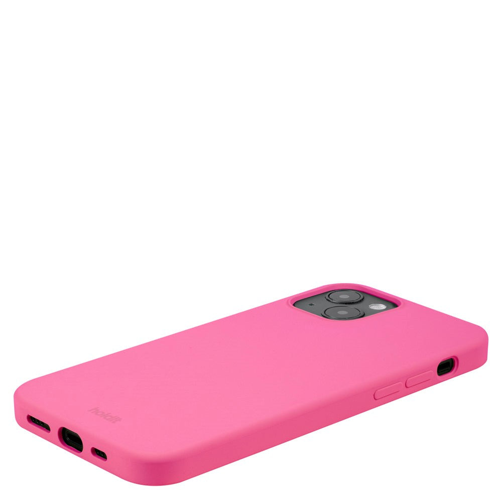 iPhone 14 Plus Holdit Soft Touch Skal Silikon - Bright Pink