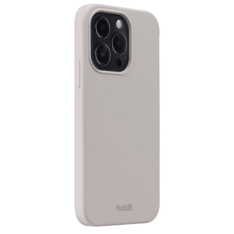 iPhone 14 Pro Holdit Soft Touch Skal Silikon - Taupe