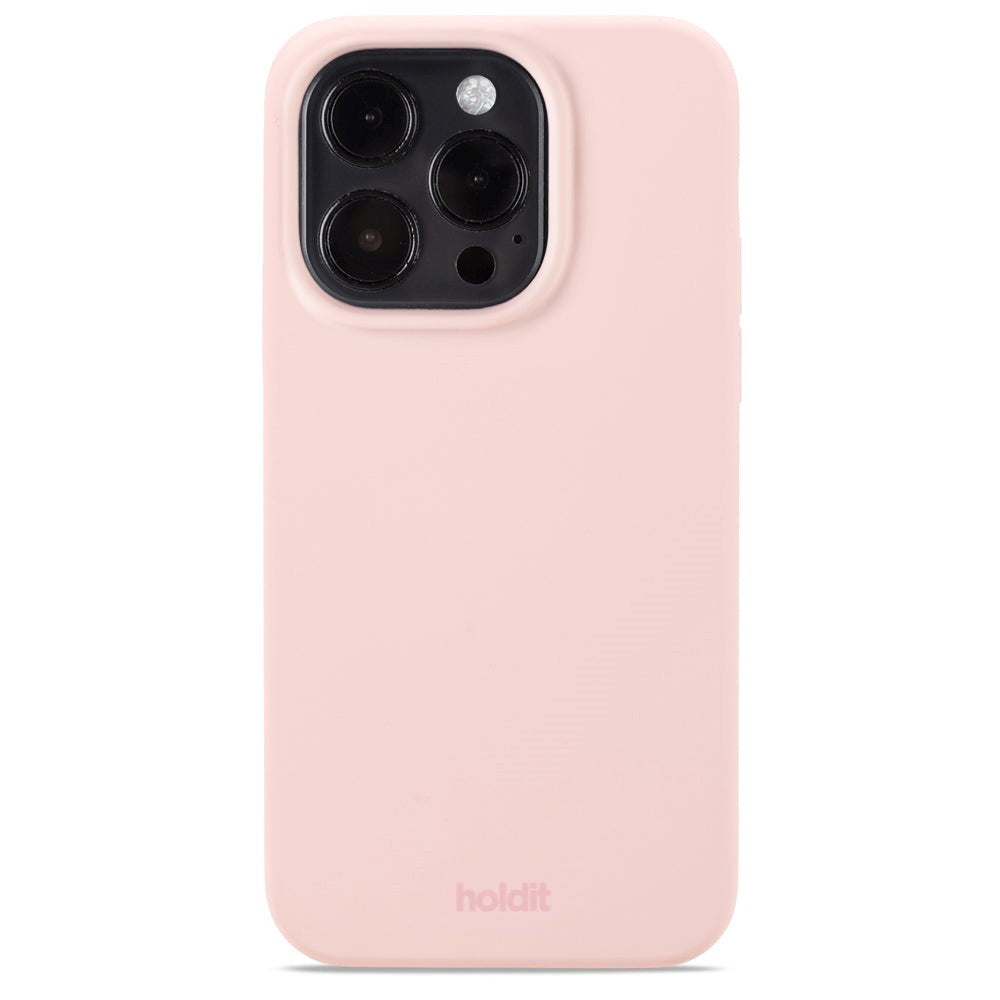 iPhone 14 Pro Holdit Soft Touch Skal Silikon - Blush Pink