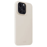 iPhone 14 Pro Holdit Soft Touch Skal Silikon - Light Beige