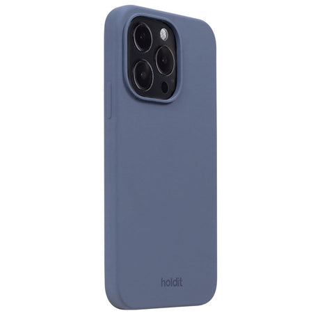 iPhone 14 Pro Holdit Soft Touch Skal Silikon - Pacific Blue