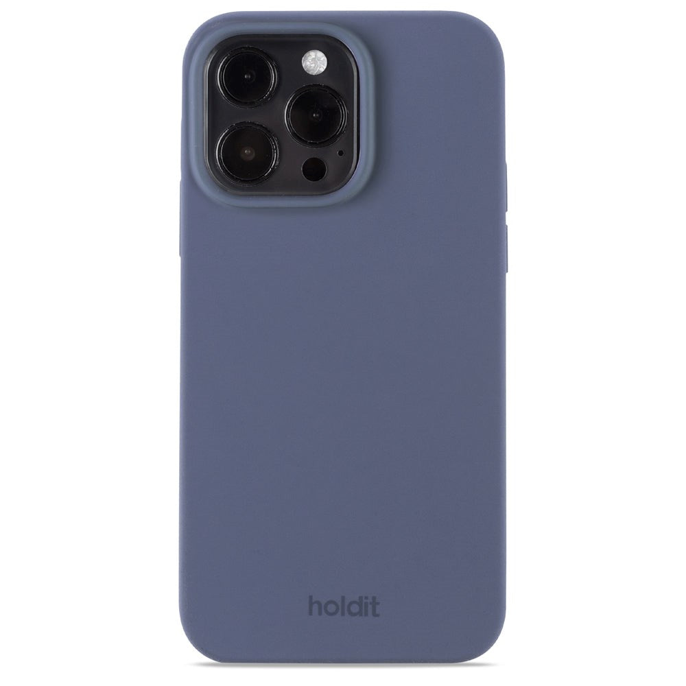 iPhone 14 Pro Max Holdit Soft Touch Skal Silikon - Pacific Blue