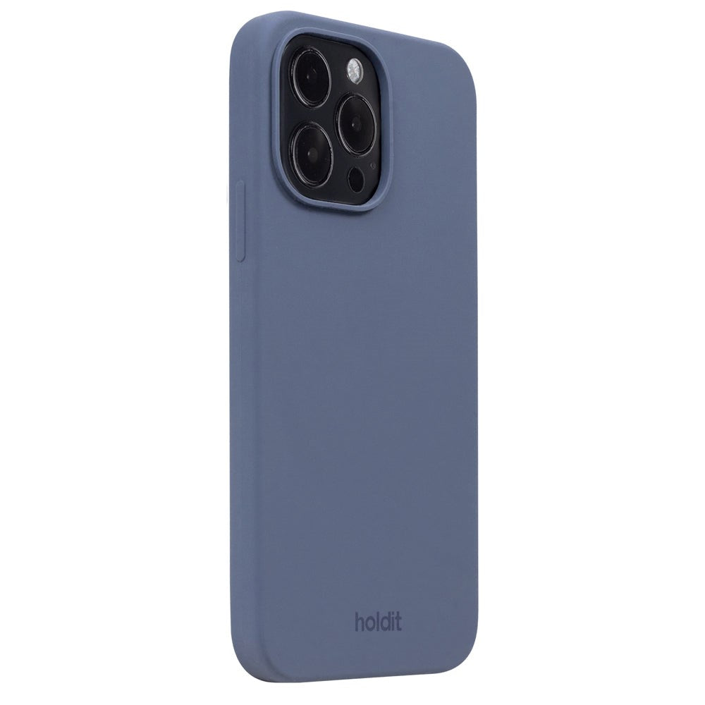 iPhone 14 Pro Max Holdit Soft Touch Skal Silikon - Pacific Blue