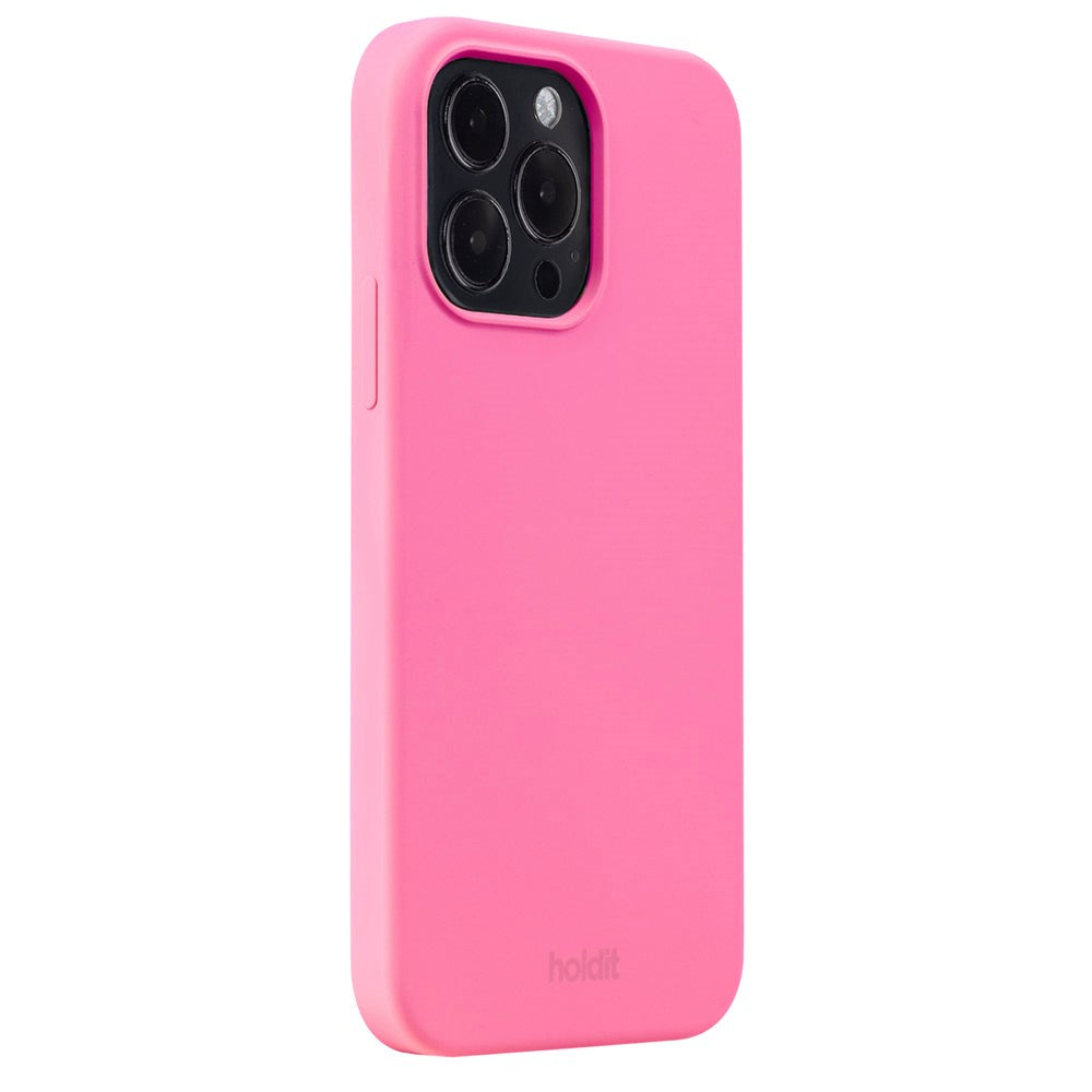 iPhone 14 Pro Max Holdit Soft Touch Skal Silikon - Bright Pink