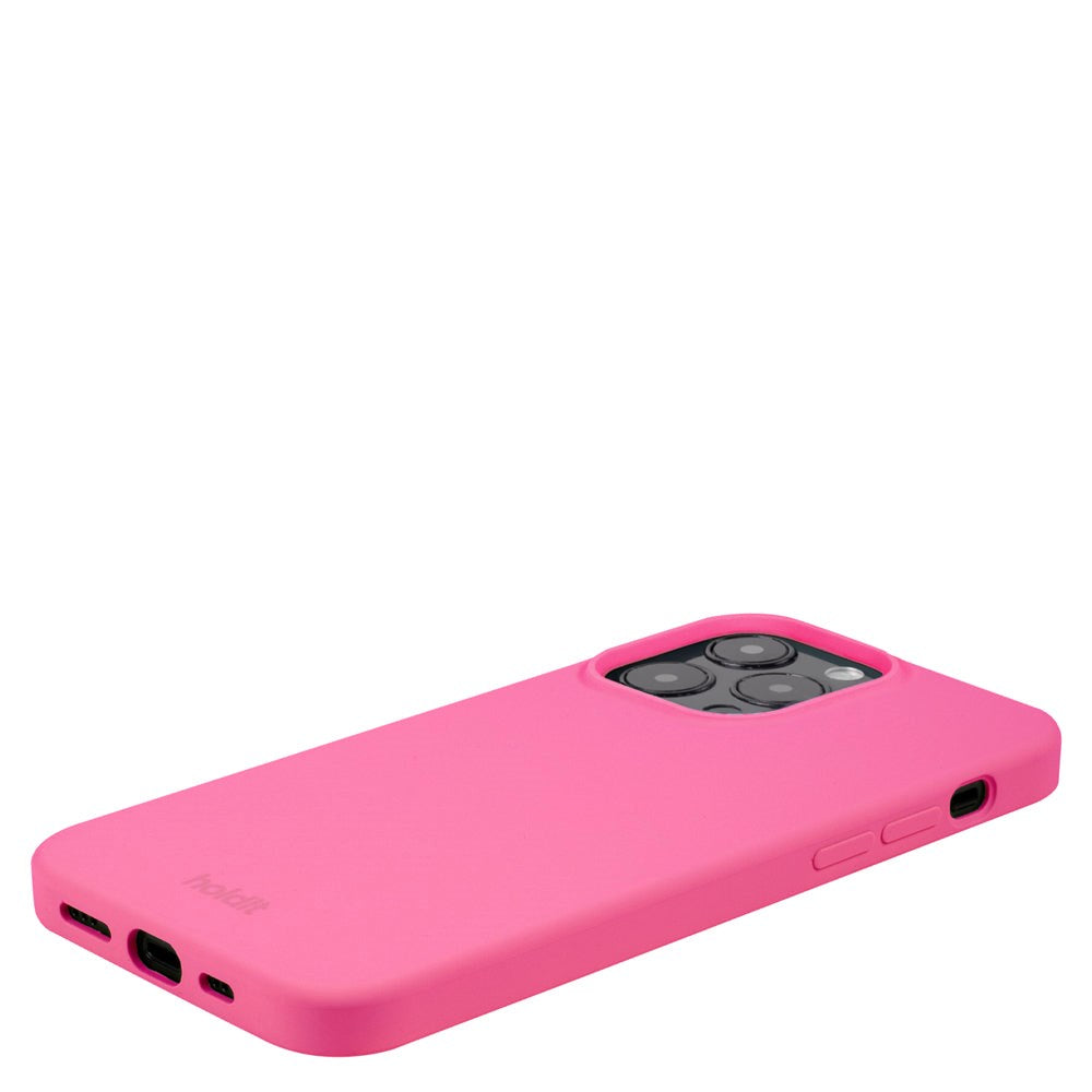 iPhone 14 Pro Max Holdit Soft Touch Skal Silikon - Bright Pink