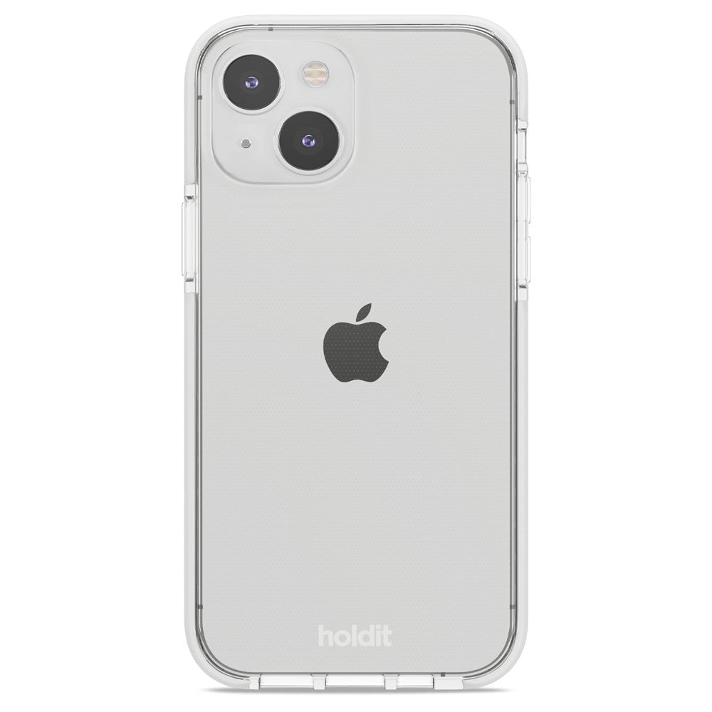 iPhone 14 Holdit Seethru Skal - White