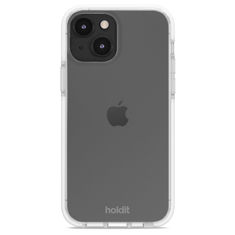 iPhone 14 Holdit Seethru Skal - White