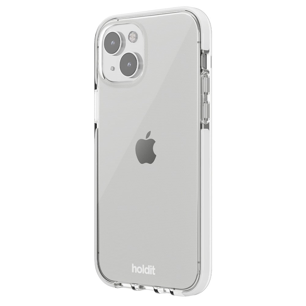 iPhone 14 Holdit Seethru Skal - White