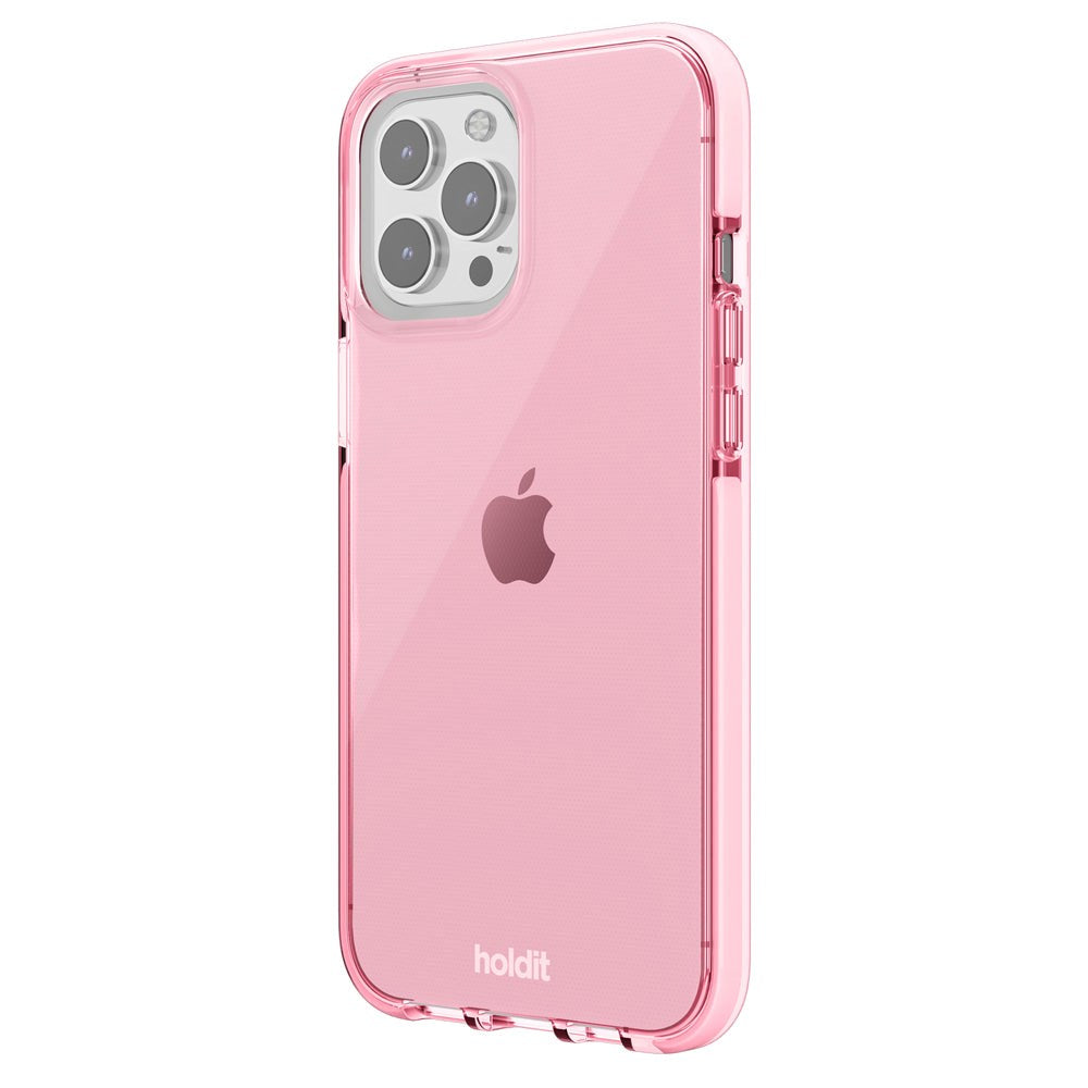 iPhone 14 Pro Max Holdit Seethru Skal - Bright Pink