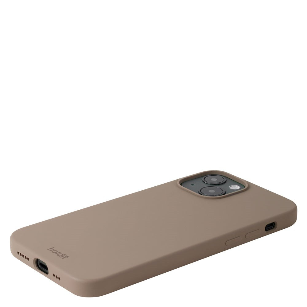 Holdit iPhone 14/13 Soft Touch Skal Silikon - Mocha Brown