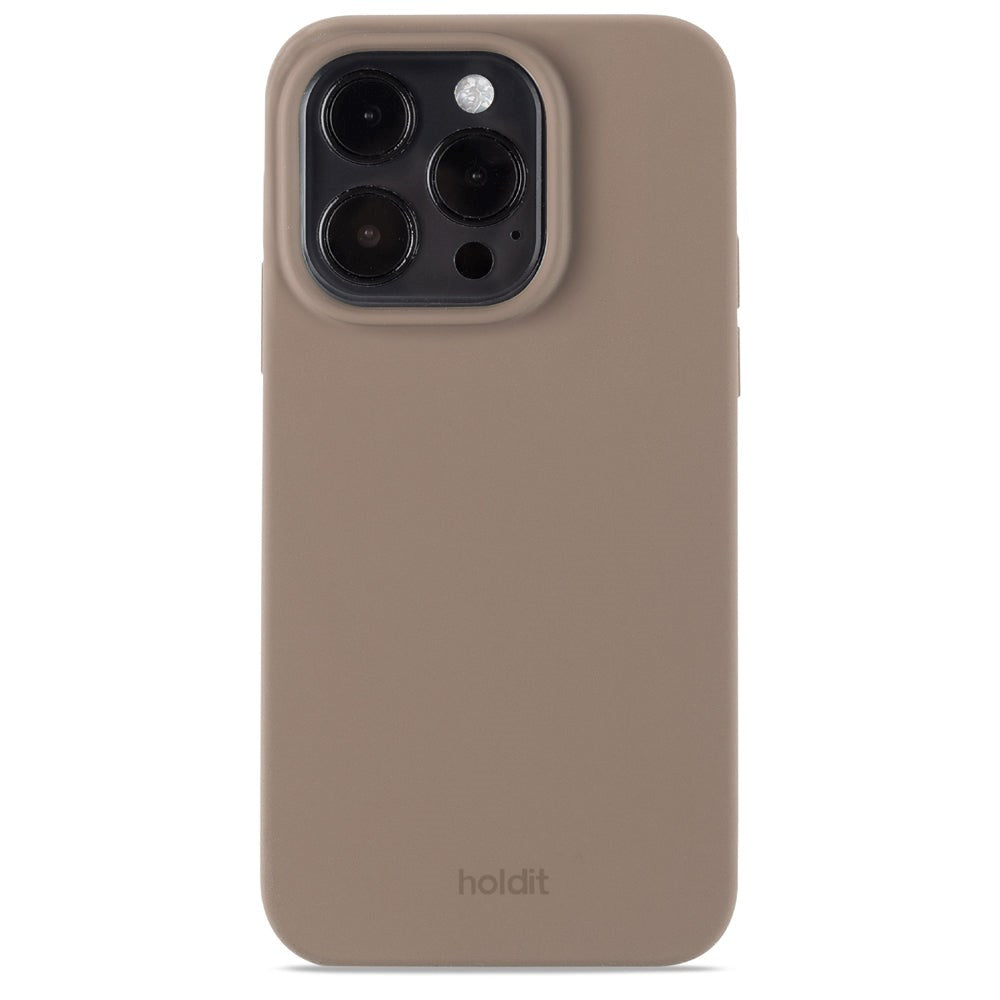 Holdit iPhone 14 Pro Soft Touch Skal Silikon - Mocha Brown