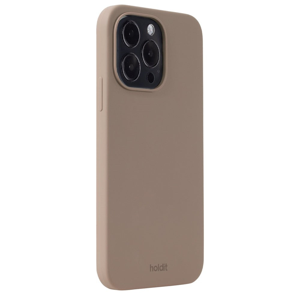 Holdit iPhone 14 Pro Max Soft Touch Skal Silikon - Mocha Brown