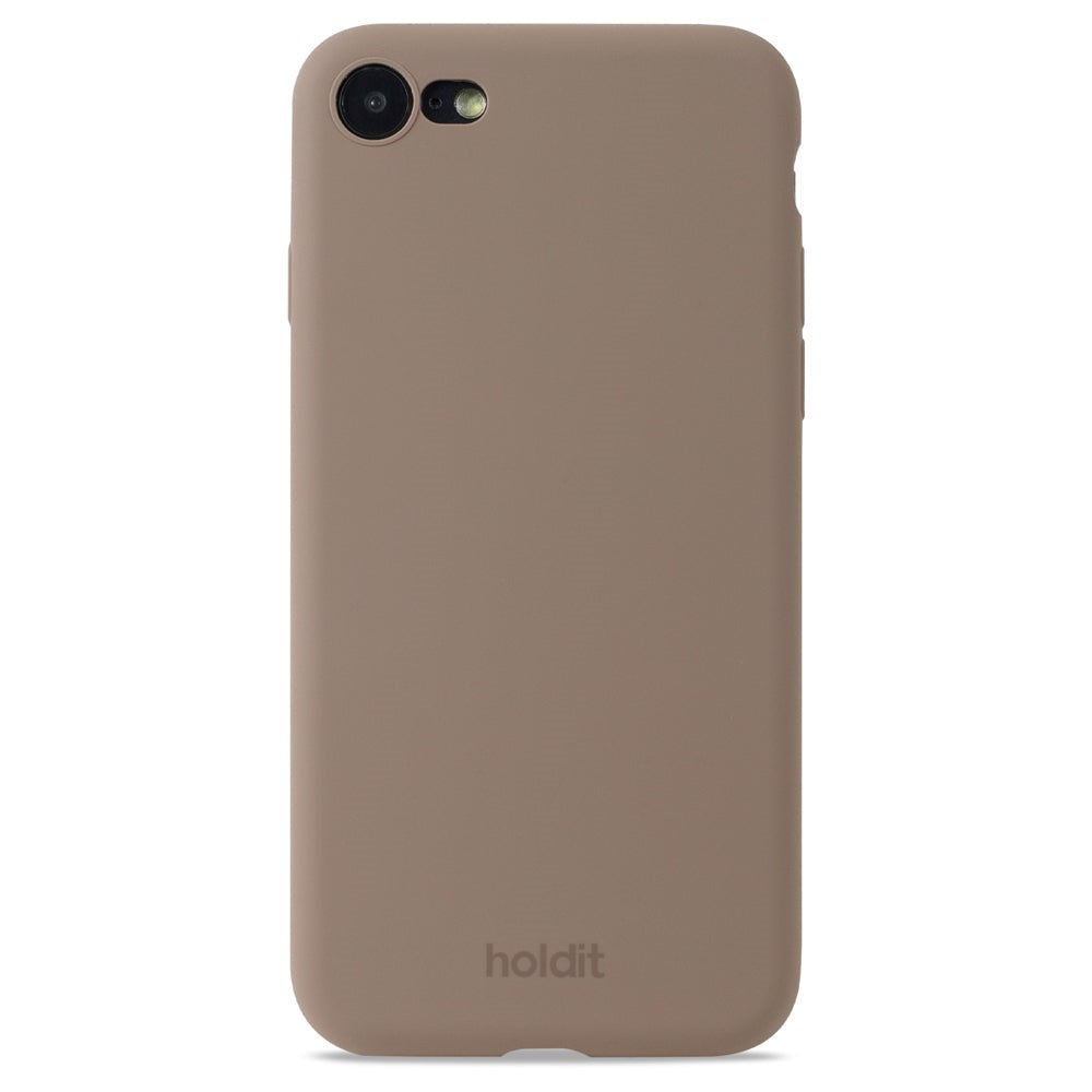 Holdit iPhone SE/8/7 Soft Touch Skal Silikon - M&a Brown